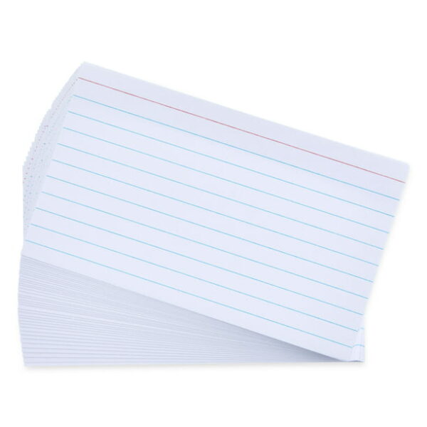 Pen+ Gear Ruled Index Cards, White, 500 Count, 3" x 5" - Copy - Image 3