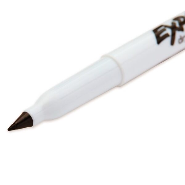 EXPO Low-Odor Dry-Erase Marker Ultra Fine Point Black 4/Pack - Image 2