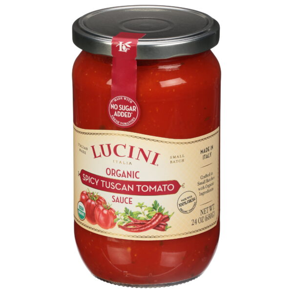 Lucini® Italia Organic Spicy Tuscan Tomato Sauce 24 oz. Jar