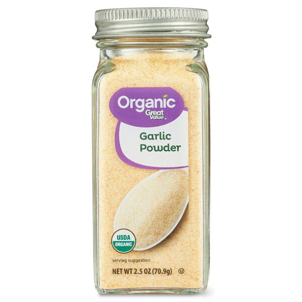 Great Value Organic Garlic Powder, 2.5 oz