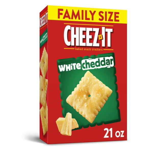 Cheez-It White Cheddar Cheese Crackers, 21 oz