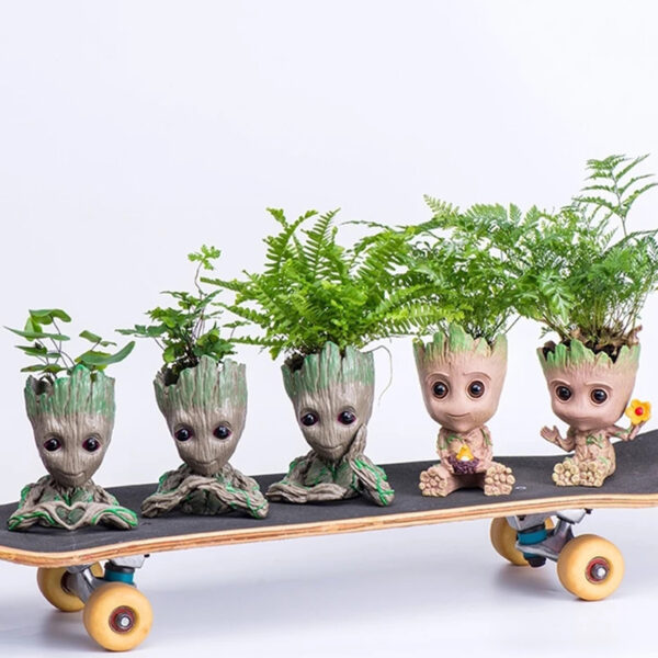 Creative Pencil Organizer Storage Box Tree Man Children'S Toy Home Garden Anime Groot - Image 4