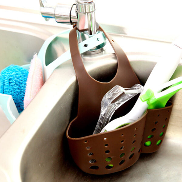 Kitchen Gadgets Portable Basket Home Kitchen Hanging Drain Basket Bag - Image 3