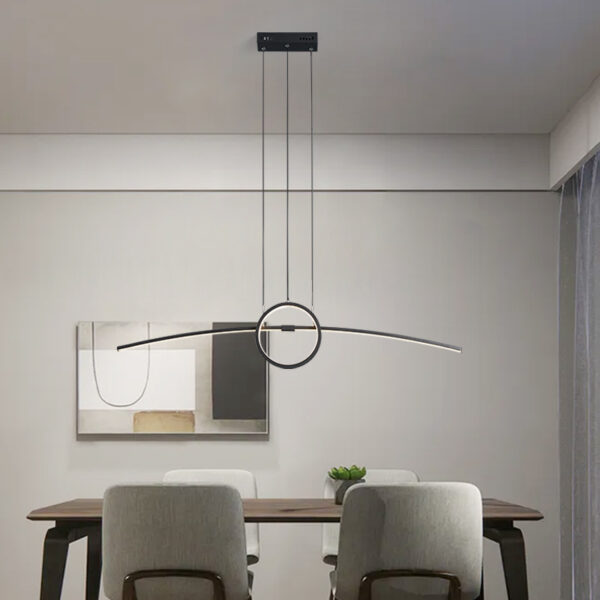 L100CM New Creative Modern LED Pendant Lights HLanging Pendant Lamp For Dining Room - Image 3