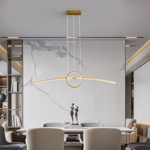 L100CM New Creative Modern LED Pendant Lights HLanging Pendant Lamp For Dining Room - Image 4