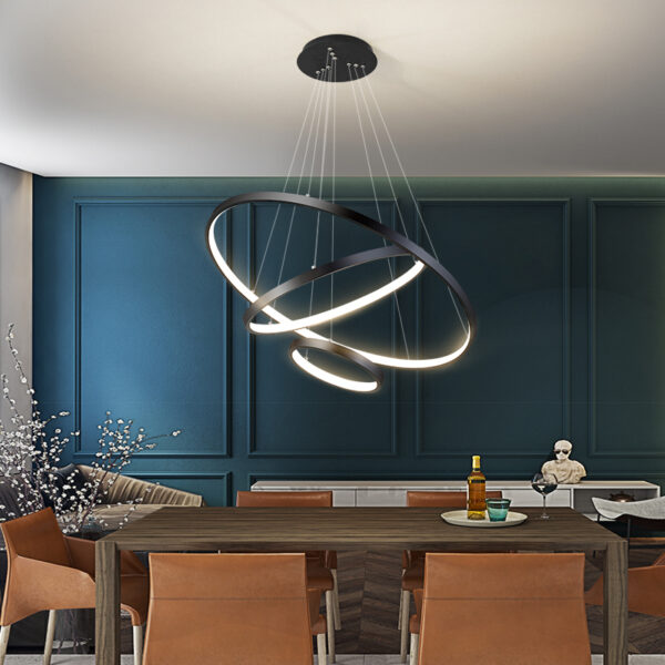 Modern Led Ceiling Chandelier For Villa Living Bedroom Dining Room - Image 2