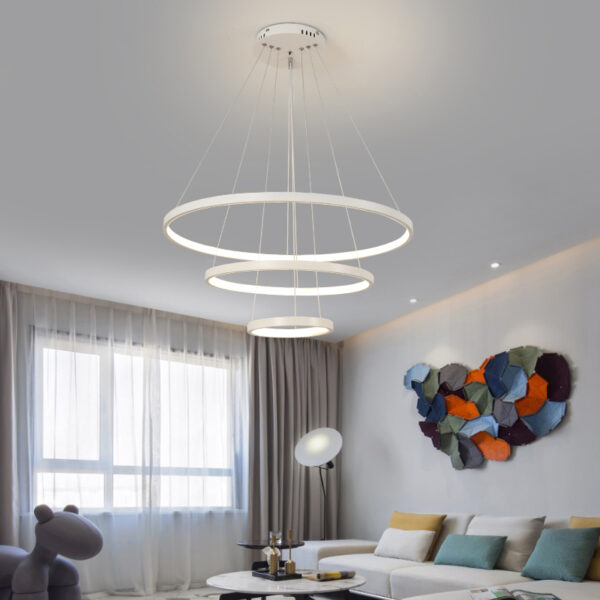 Modern Led Ceiling Chandelier For Villa Living Bedroom Dining Room - Image 5