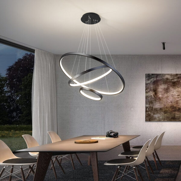 Modern Led Ceiling Chandelier For Villa Living Bedroom Dining Room