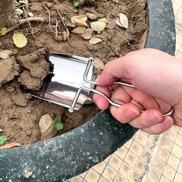 Outdoor Garden Shovel Mini Stainless Steel Sturdy And Durable Foldable Folding - Image 4