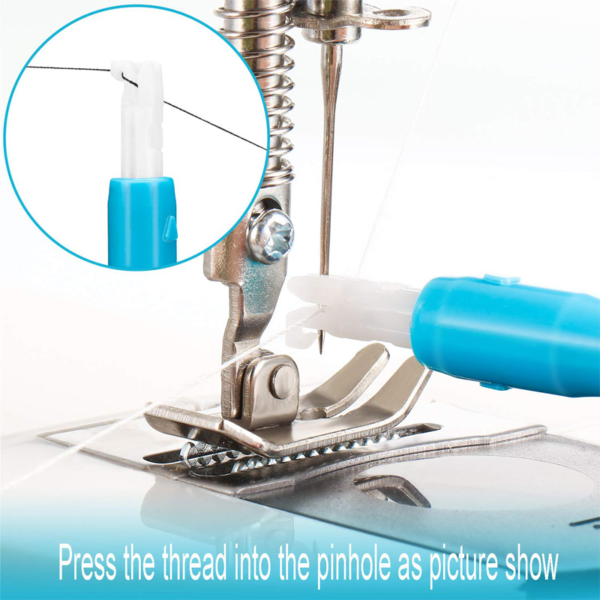 Sewing Machine Needle Threader Stitch Insertion Tool Automatic Threader Quick Sewing - Image 3