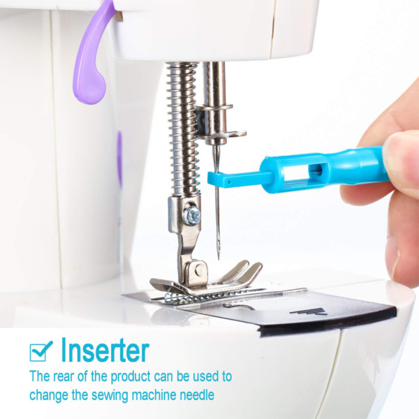 Sewing Machine Needle Threader Stitch Insertion Tool Automatic Threader Quick Sewing - Image 4