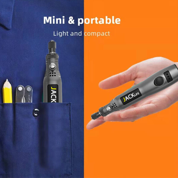 USB Cordless Rotary Tool Kit Woodworking Engraving Pen DIY For Jewelry - Image 2