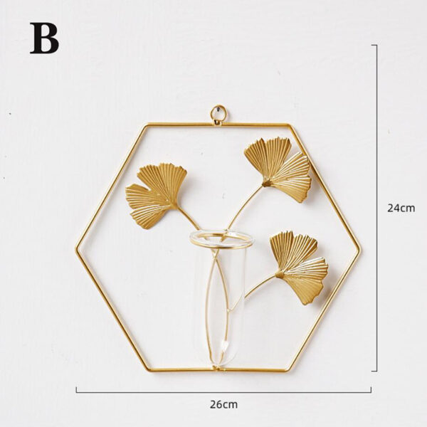 Wall-mounted Vase Home Decor Hanging Flower Vase Wall Decor - Image 6