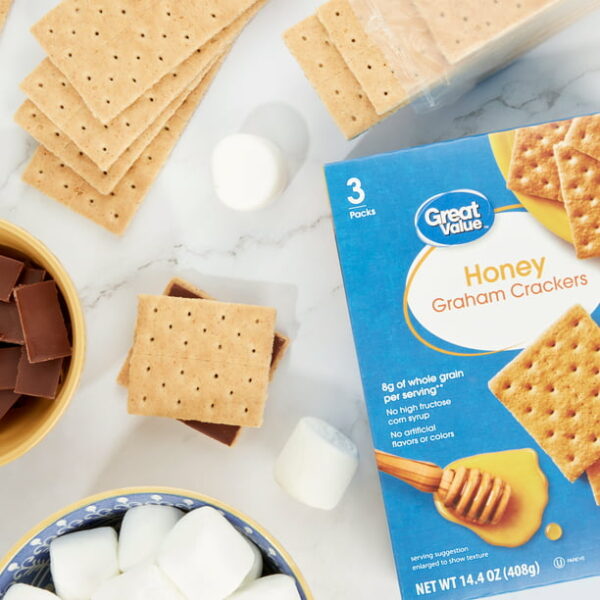 Great Value Honey Graham Crackers, 14.4 oz - Image 3