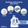 Lysol Laundry Sanitizer Additive, Sanitizing Liquid for Clothes and Linens, Eliminates Odor Causing Bacteria, Free from Fragrance & Dyes, 90oz - Image 2