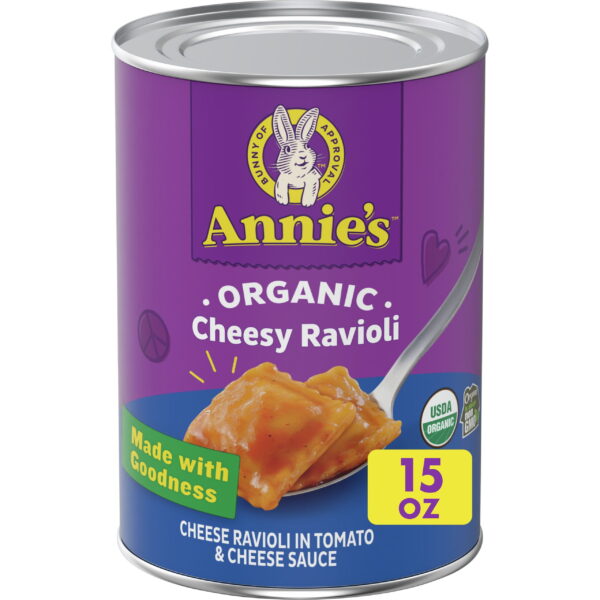 Annie's Organic Cheesy Ravioli in Tomato & Cheese Sauce, 15 oz.