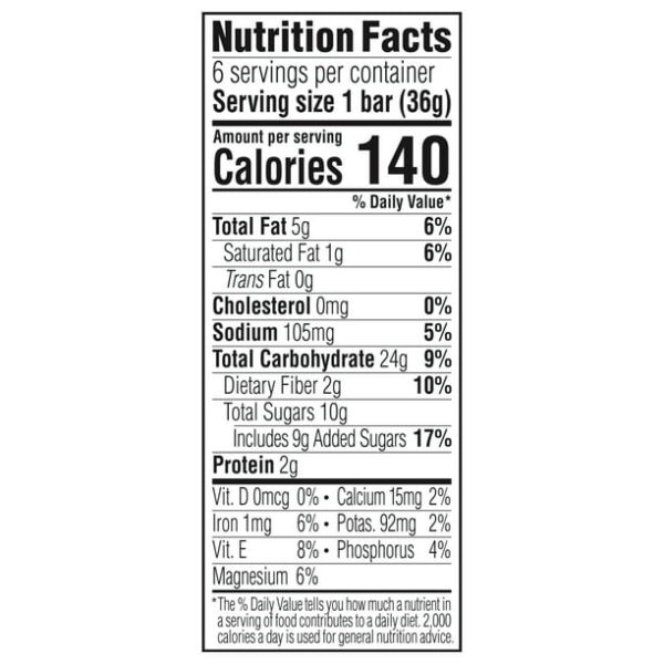 CLIF Kid Zbar Organic Granola Bars, Kids Snacks, Chocolate Chip, 6 Ct, 1.27 oz - Image 3