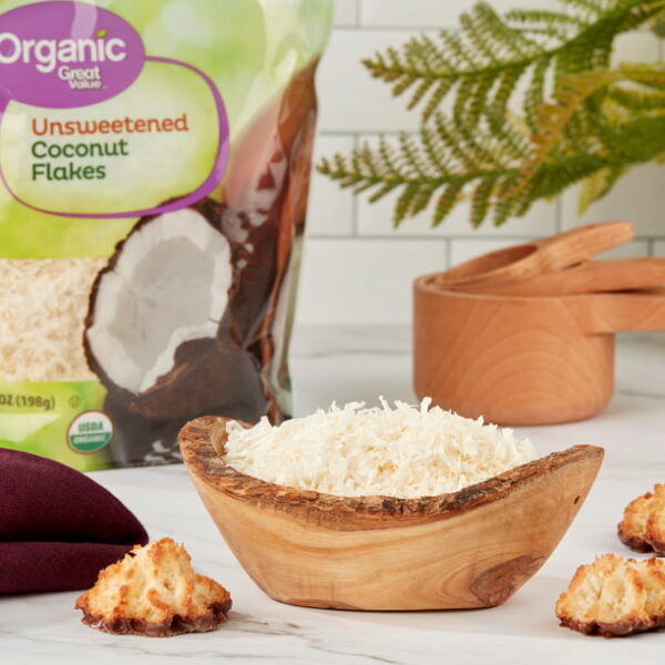 Great Value Organic Unsweetened Coconut Flakes, 7 oz - Image 3