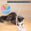 Cat Toys , Interactive Cat Toy 2PCS Retractable Wand Toy and 9PCS Feather Toys Refills, Funny Kitten Toys Cat Fishing Pole Toy for Bored Indoor Cats Chase and Exercise - Image 5