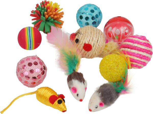 Cat Toys Variety Pack for Kitty 20 Pieces - Image 2