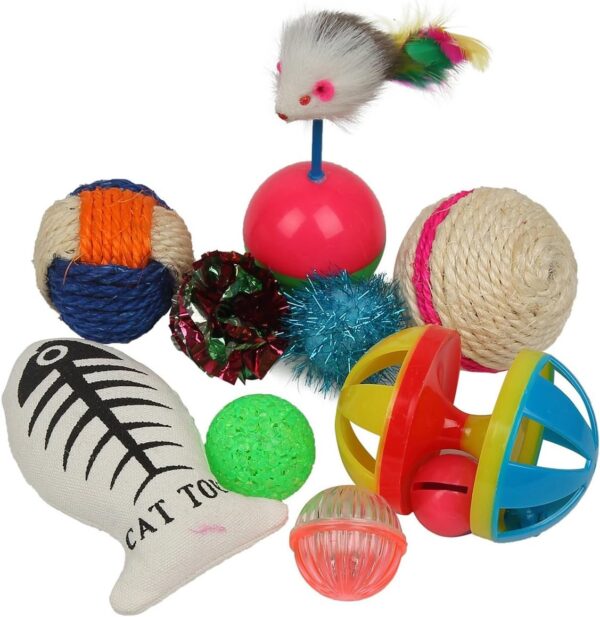 Cat Toys Variety Pack for Kitty 20 Pieces - Image 4