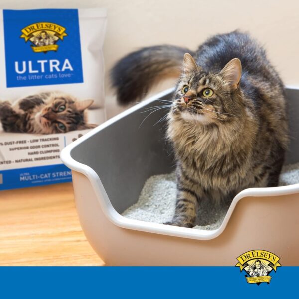 Dr. Elsey’s Premium Clumping Cat Litter - Ultra - 99.9% Dust-Free, Low Tracking, Hard Clumping, Superior Odor Control, Unscented & Natural Ingredients - Image 6