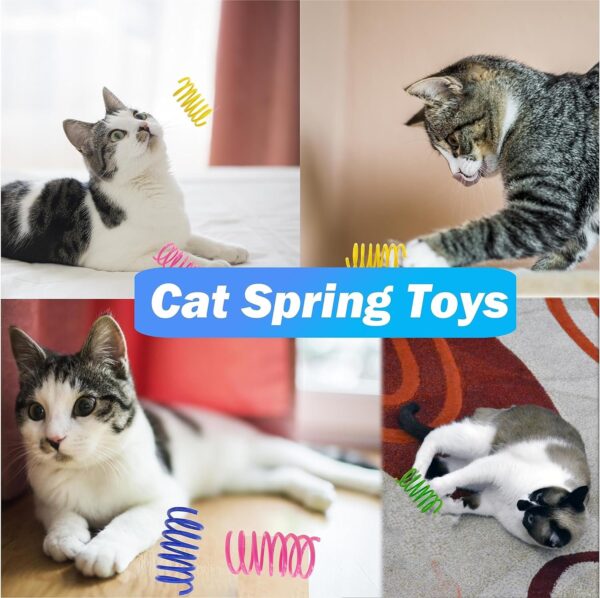 Cat Toys 27 Packs Combo Set, Cat Catnip Fish and Ball Toy, Cat Bell Balls Crinkle Balls, Cat Spring Toys, Plush Mices Attract Cats to Swat, Bite, Hunt, Interactive Toys - Image 3